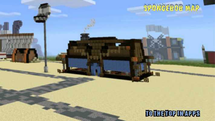 Emulate Android APK Map Spongebob for mcpe