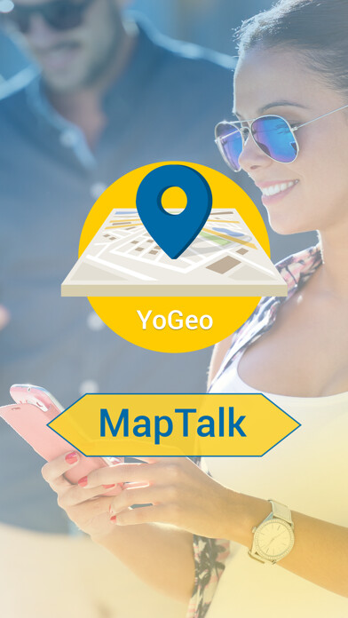 Emulate iPhone app MapTalk by YoGeo! using MyAndroid