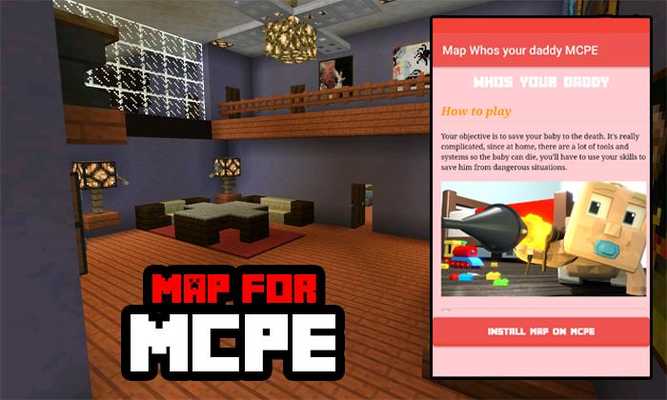 Emulate Android APK Map Whos your daddy game for MCPE Emulate Android APK Map Whos your daddy game for MCPE