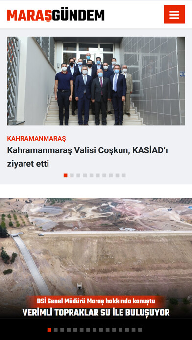 Emulate iPhone app Maraş Gündem using MyAndroid