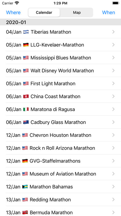 Emulate iPhone app Marathon Calendar 42K using MyAndroid Emulate iPhone app Marathon Calendar 42K using MyAndroid
