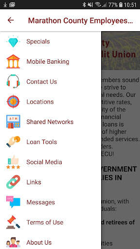 Run android online APK Marathon County Employees CU from MyAndroid or emulate Marathon County Employees CU using MyAndroid Run android online APK Marathon County Employees CU from MyAndroid or emulate Marathon County Employees CU using MyAndroid
