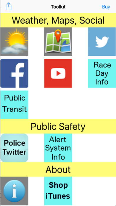 Emulate iPhone app Marathon Map for Chicago using MyAndroid