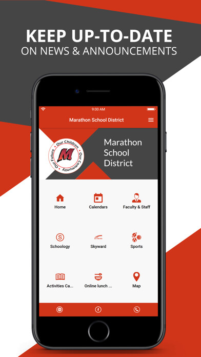 Emulate iPhone app Marathon School District using MyAndroid Emulate iPhone app Marathon School District using MyAndroid