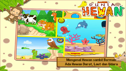 Emulate iPhone app Marbel Dunia Hewan using MyAndroid