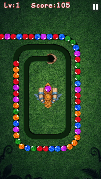 Emulate iPhone app Marble Blast 2 : Bubble Shooter using MyAndroid