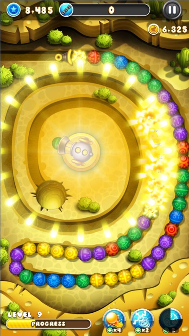 Emulate iPhone app Marble Blast Legend using MyAndroid