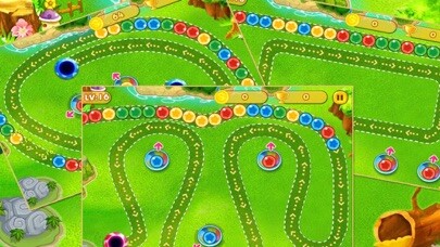 Emulate iPhone app Marble Blast - Zumu using MyAndroid