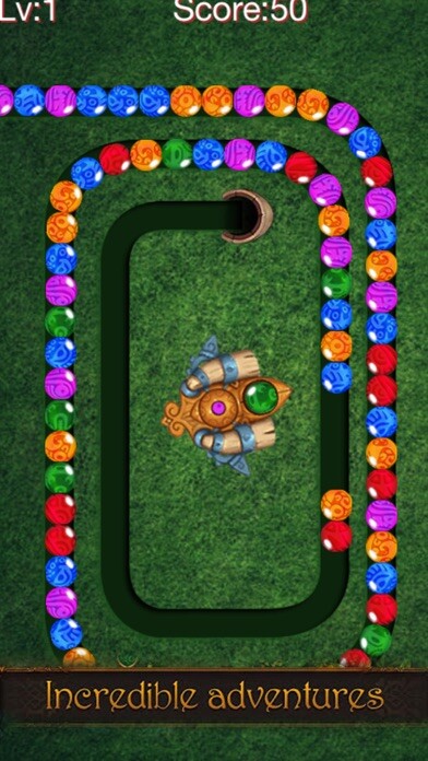 Emulate iPhone app Marble Duel Legend using MyAndroid