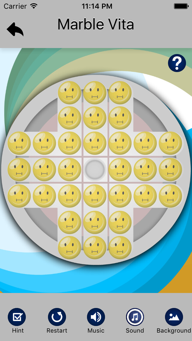 Emulate iPhone app Marble Vita Free - Play With Peg Solitaire using MyAndroid