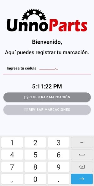 Run android online APK Marcación Unnoparts from MyAndroid or emulate Marcación Unnoparts using MyAndroid