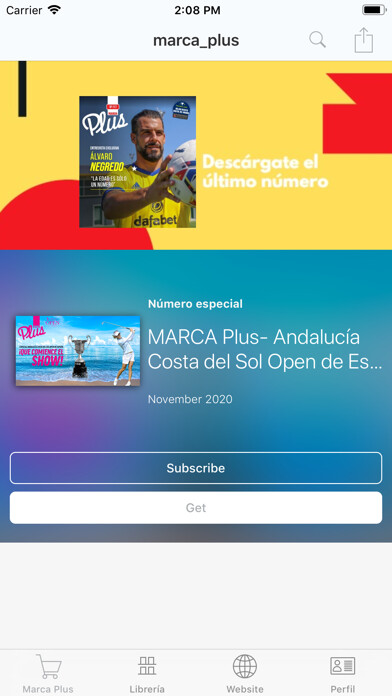Emulate iPhone app Marca Plus using MyAndroid Emulate iPhone app Marca Plus using MyAndroid