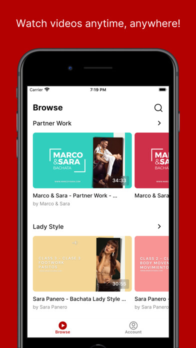 Emulate iPhone app Marco & Sara Bachata using MyAndroid Emulate iPhone app Marco & Sara Bachata using MyAndroid