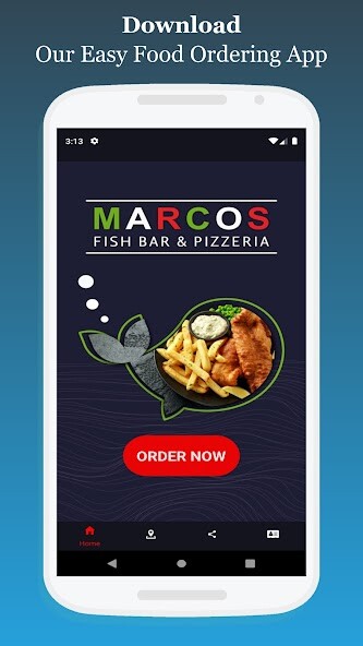 Run android online APK Marcos Fish Bar  Pizza from MyAndroid or emulate Marcos Fish Bar  Pizza using MyAndroid