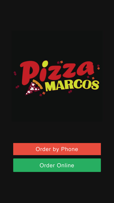 Emulate iPhone app Marcos Pizzeria using MyAndroid