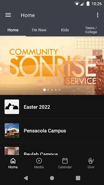 Emulate iPhone app Marcus Pointe Baptist Church using MyAndroid Emulate iPhone app Marcus Pointe Baptist Church using MyAndroid