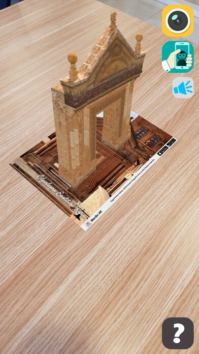 Emulate iPhone app Mardin AR using MyAndroid