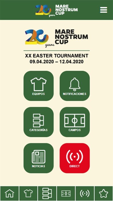Emulate iPhone app MarenostrumCup using MyAndroid