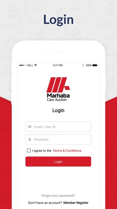Emulate iPhone app Marhaba Auction using MyAndroid