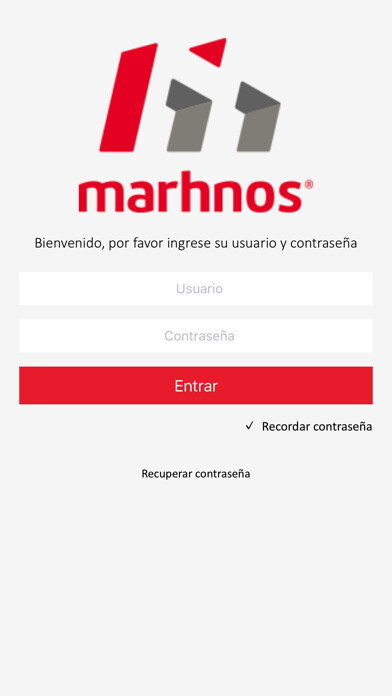 Emulate iPhone app Marhnos Posventa using MyAndroid