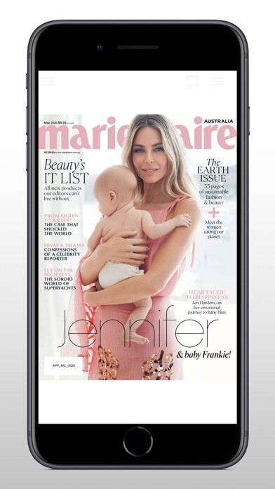 Emulate iPhone app Marie Claire Australia using MyAndroid
