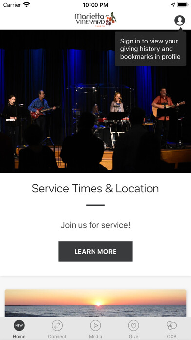 Emulate iPhone app Marietta Vineyard Church using MyAndroid Emulate iPhone app Marietta Vineyard Church using MyAndroid