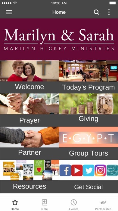 Emulate iPhone app Marilyn Hickey Ministries using MyAndroid Emulate iPhone app Marilyn Hickey Ministries using MyAndroid