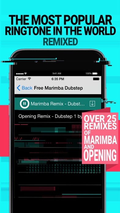 Emulate iPhone app Marimba Remixed Ringtones for iPhone using MyAndroid Emulate iPhone app Marimba Remixed Ringtones for iPhone using MyAndroid