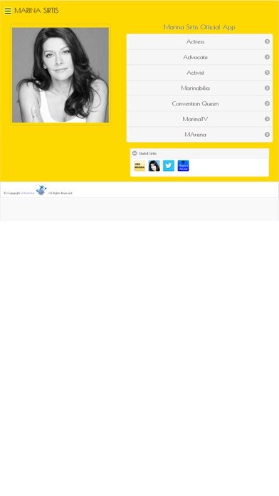 Emulate iPhone app Marina Sirtis Official app using MyAndroid Emulate iPhone app Marina Sirtis Official app using MyAndroid