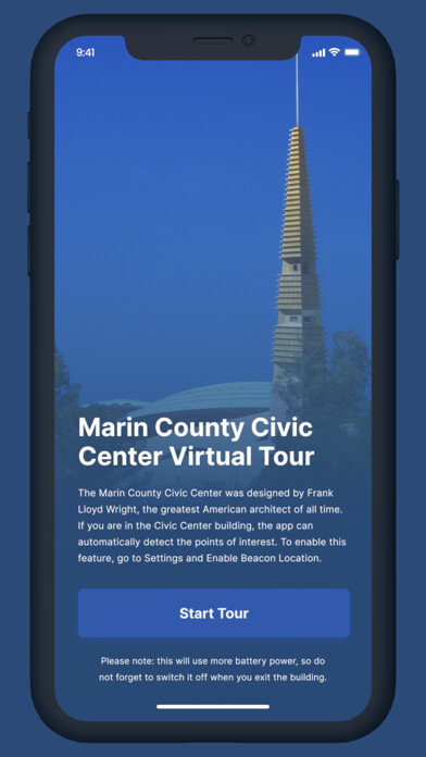 Emulate iPhone app Marin County Civic Center Tour using MyAndroid Emulate iPhone app Marin County Civic Center Tour using MyAndroid