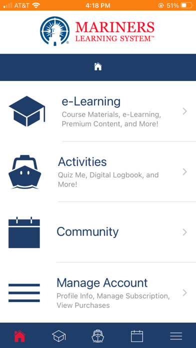 Emulate iPhone app Mariners Learning System using MyAndroid Emulate iPhone app Mariners Learning System using MyAndroid