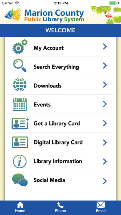 Run android online APK Marion County Public Library from MyAndroid or emulate Marion County Public Library using MyAndroid