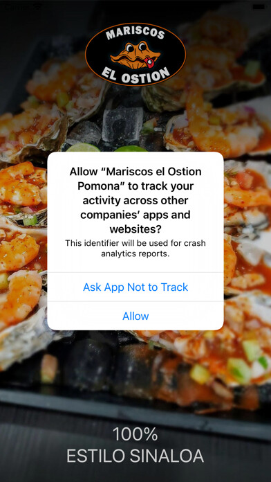 Emulate iPhone app Mariscos el Ostion Pomona using MyAndroid