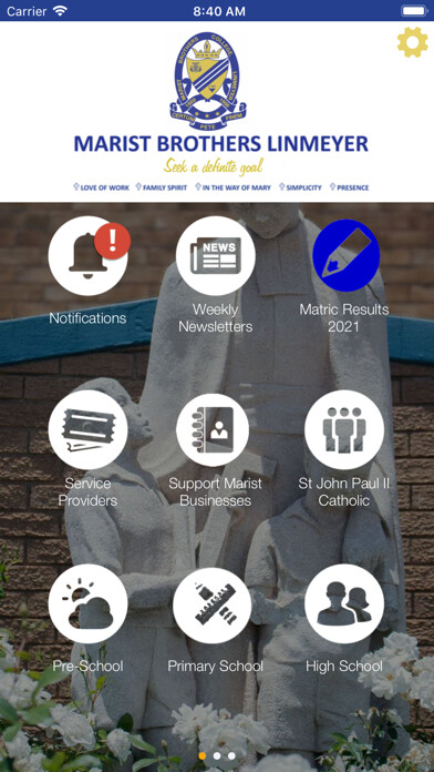 Emulate iPhone app Marist Brothers Linmeyer using MyAndroid
