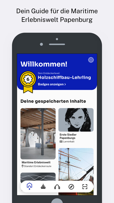 Emulate iPhone app Maritime Erlebniswelt using MyAndroid