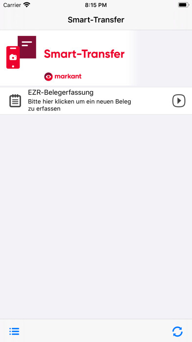 Emulate iPhone app Markant Smart-Transfer using MyAndroid Emulate iPhone app Markant Smart-Transfer using MyAndroid