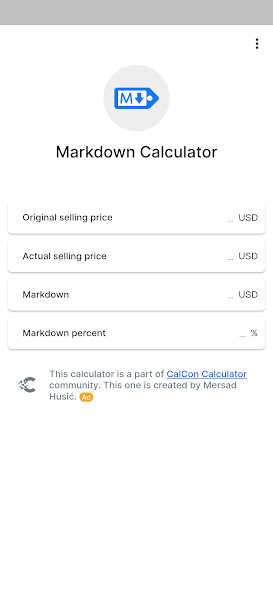 Emulate iPhone app Markdown Calculator using MyAndroid Emulate iPhone app Markdown Calculator using MyAndroid