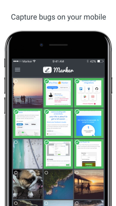 Emulate iPhone app Marker.io using MyAndroid
