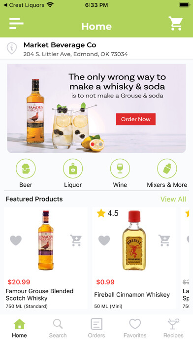 Emulate iPhone app Market Beverage Co using MyAndroid Emulate iPhone app Market Beverage Co using MyAndroid