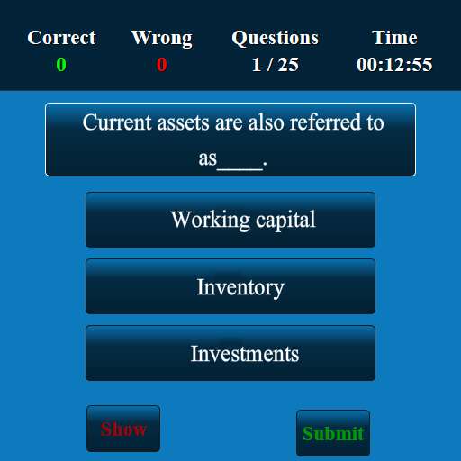 Emulate Marketing Finance MCQ from MyAndroid or run Marketing Finance MCQ using MyAndroid