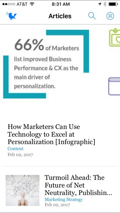 Emulate iPhone app MarketingProfs using MyAndroid
