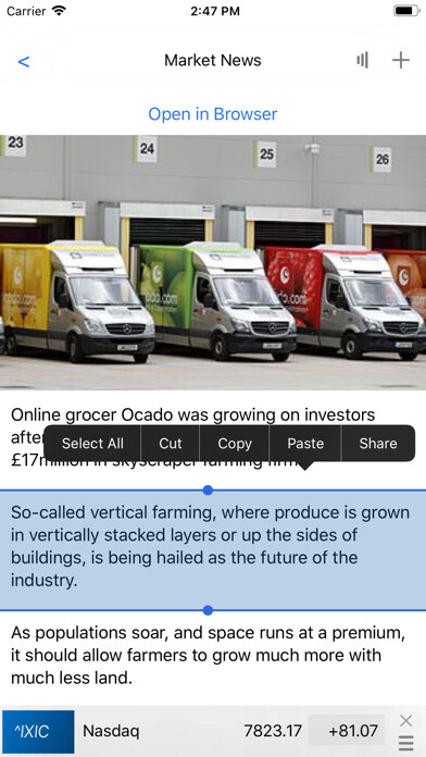 Emulate iPhone app MarketNews-Pro using MyAndroid Emulate iPhone app MarketNews-Pro using MyAndroid