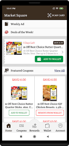 Run android online APK Market Square from MyAndroid or emulate Market Square using MyAndroid