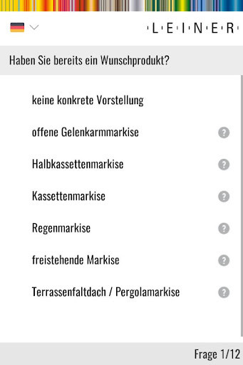 Run android online APK Markisenplaner 2.0 from MyAndroid or emulate Markisenplaner 2.0 using MyAndroid