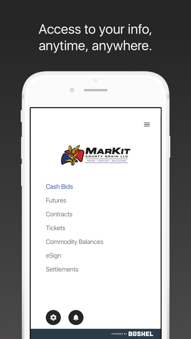 Emulate iPhone app MarKit County Grain using MyAndroid