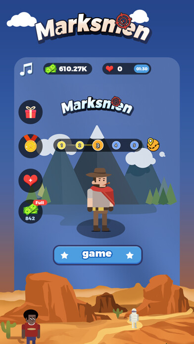 Emulate iPhone app Marksmen:shoot bad guys using MyAndroid Emulate iPhone app Marksmen:shoot bad guys using MyAndroid