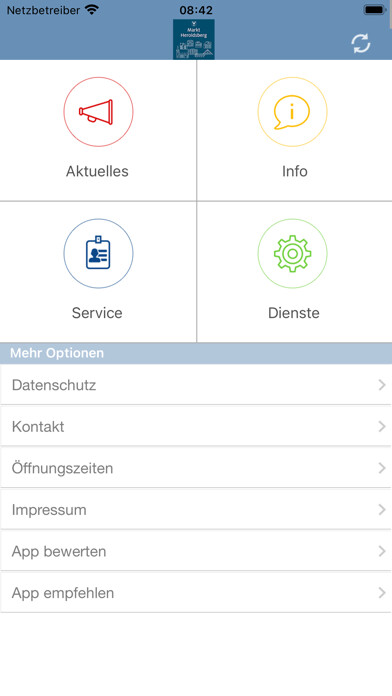 Emulate iPhone app Markt Heroldsberg using MyAndroid Emulate iPhone app Markt Heroldsberg using MyAndroid