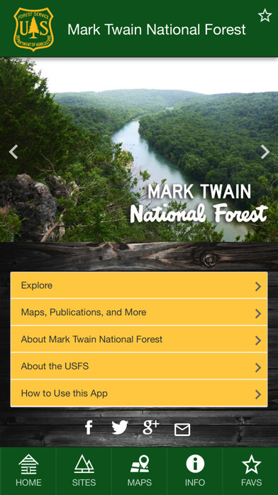 Emulate iPhone app Mark Twain National Forest using MyAndroid Emulate iPhone app Mark Twain National Forest using MyAndroid