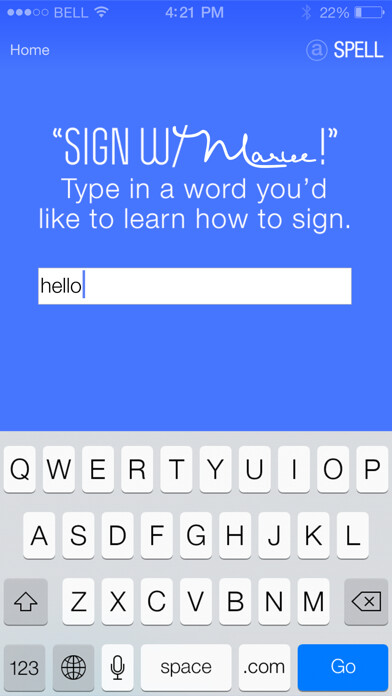 Emulate iPhone app Marlee Signs using MyAndroid Emulate iPhone app Marlee Signs using MyAndroid