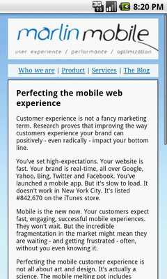 Emulate Android APK Marlin Mobile Web